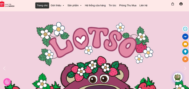 Miniso.click – Website TMĐT WordPress